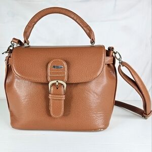 Jacob Faux Leather Women Handbag Cross-body Bag Dark Brown Lady Purse